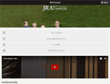 Tablet Screenshot of jrafinancial.com